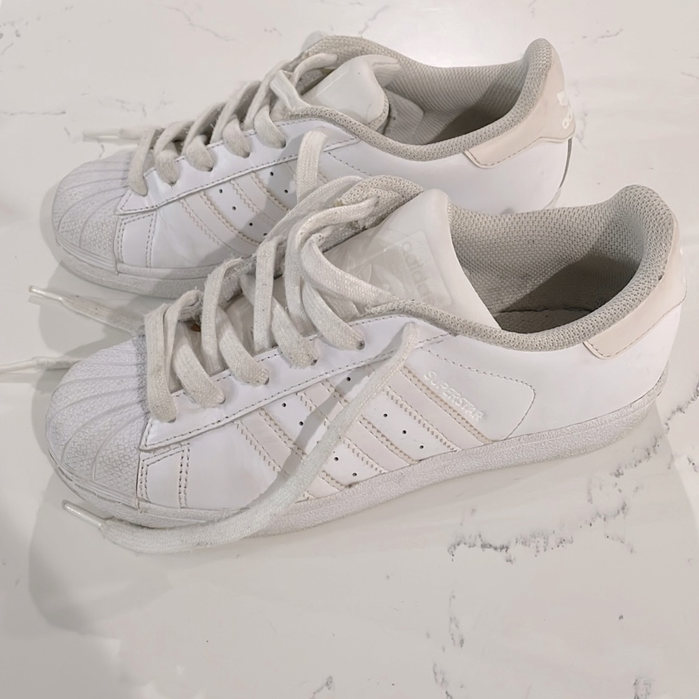 Adidas| Original Superstar All White Sneaker